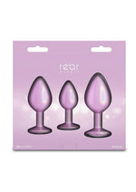 Load image into Gallery viewer, Rear Assets Trainer Chrome Plated Anal Plugs Kit (3pc Set) - Iridescent