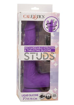 Load image into Gallery viewer, Rechargeable Gyrating and Thrusting Silicone Studs - Purple