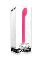 Load image into Gallery viewer, Rechargeable Power G Silicone Probe G-Spot Massager - Pink
