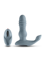 Load image into Gallery viewer, Renegade Apex Rechargeable Silicone Prostate Massager with Remote - Gray/Grey