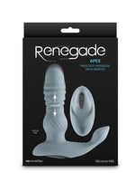 Load image into Gallery viewer, Renegade Apex Rechargeable Silicone Prostate Massager with Remote - Gray/Grey