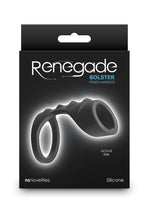 Load image into Gallery viewer, Renegade Bolster Silicone Cock Ring - Black
