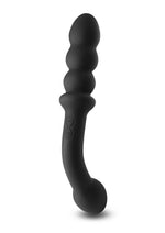 Load image into Gallery viewer, Renegade Duel Rechargeable Silicone Dual End Vibrator - Black
