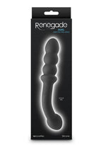Load image into Gallery viewer, Renegade Duel Rechargeable Silicone Dual End Vibrator - Black