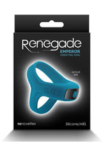 Load image into Gallery viewer, Renegade Emperor Rechargeable Silicone Vibrating Cock Ring - Teal
