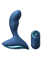 Load image into Gallery viewer, Renegade Mach 2 Rechargeable Silicone Vibrating Prostate Stimulator with Remote Control - Blue
