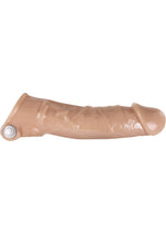 Load image into Gallery viewer, Renegade Manaconda Vibrating Realistic Dildo Penis Extender - Vanilla - 7.2in
