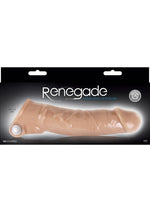 Load image into Gallery viewer, Renegade Manaconda Vibrating Realistic Dildo Penis Extender - Vanilla - 7.2in
