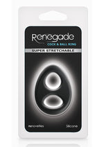 Load image into Gallery viewer, Renegade Romeo Silicone Cock and Ball Ring - Black

