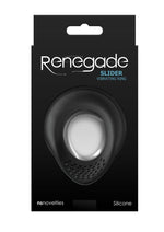 Load image into Gallery viewer, Renegade Slider Rechargeable Silicone Cock Ring - Black

