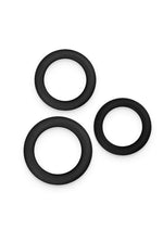 Load image into Gallery viewer, Renegade Slim Silicone Rings - Black - 3pc/Set
