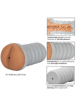 Load image into Gallery viewer, Ribbed Gripper Tight Ass Dual Dense Textured Masturbator Stroker