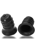 Load image into Gallery viewer, Ripnips Curved Wide Base Nip-Suckers Night Edition - Black
