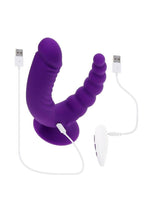Load image into Gallery viewer, Rider Rechargeable Silicone Double End Vibrator
