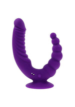 Load image into Gallery viewer, Rider Rechargeable Silicone Double End Vibrator
