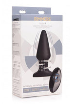 Load image into Gallery viewer, Rimmers Model R Rechargeable Silicone Smooth Rimming Plug with Remote Control - Black
