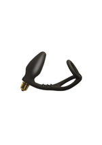 Load image into Gallery viewer, RO-Zen Vibrating Silicone Cock Ring with Butt Plug

