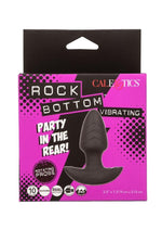 Load image into Gallery viewer, Rock Bottom Vibrating Rotating Probe Rechargeable Silicone Anal Vibrator - Black