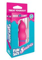 Load image into Gallery viewer, Rock Candy Fun Size Swirls Bullet Vibrator - Pink - Small
