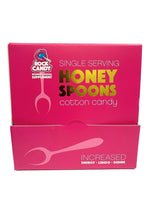 Load image into Gallery viewer, Rock Candy Honey Spoons Female Sexual Supplement Cotton Candy - 24 Packs Per Display