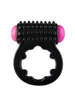 Load image into Gallery viewer, Rock Candy Sugar Buzz Vibrating Cock Ring - Black
