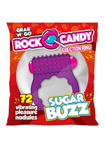 Load image into Gallery viewer, Rock Candy Sugar Buzz Vibrating Cock Ring - Purple
