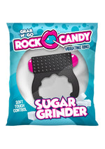 Load image into Gallery viewer, Rock Candy Sugar Grinder Vibrating Cock Ring - Black
