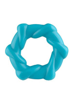 Load image into Gallery viewer, Rock Candy Taffy Twist Cock Ring - Blue
