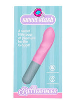 Load image into Gallery viewer, Rock Candy The Betterfinger Rechargeable Silicone G-Spot Vibrator - Gray/Pink