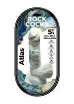 Load image into Gallery viewer, Rock Cocks Atlas Silicone Dildo - Multicolor - 5.5in