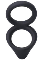 Load image into Gallery viewer, Rock Solid Dual Enhancer Silicone Ring - Black
