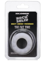Load image into Gallery viewer, Rock Solid Fat Tire Silicone Cock Ring - White
