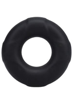 Load image into Gallery viewer, Rock Solid Lifesaver Silicone Cock Ring - Black
