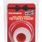 Rock Solid Perfect Present Silicone Cock Ring Holiday Edition - Frost/White - 3 Pack