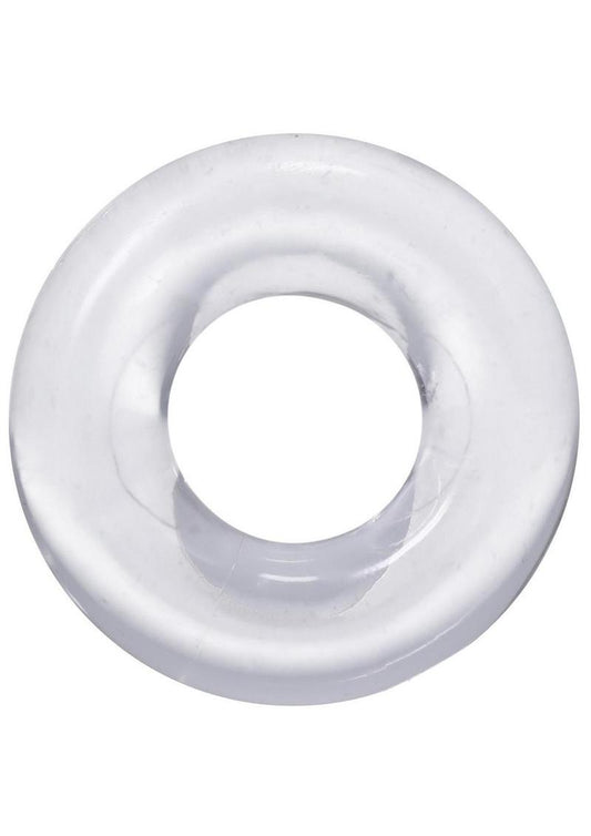 Rock Solid The 3x Donut Cock Ring - Clear - 3XLarge