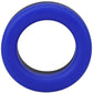 Rock Solid The Big O Silicone Cock Ring - Black/Blue