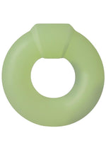 Load image into Gallery viewer, Rock Solid The Mega Ring Glow In The Dark Silicone Cock Ring - Glow In The Dark/Green
