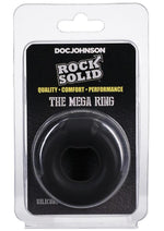 Load image into Gallery viewer, Rock Solid The Mega Ring Silicone Cock Ring - Black
