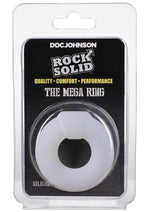 Load image into Gallery viewer, Rock Solid The Mega Ring Silicone Cock Ring - White
