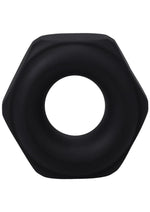 Load image into Gallery viewer, Rock Solid The Nutt Silicone Cock Ring - Black
