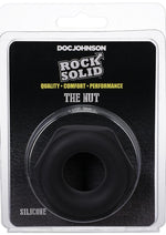 Load image into Gallery viewer, Rock Solid The Nutt Silicone Cock Ring - Black
