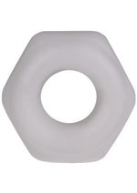 Load image into Gallery viewer, Rock Solid The Nutt Silicone Cock Ring - White

