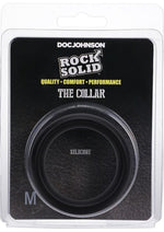 Load image into Gallery viewer, Rock Solid The Silicone Collar Cock Ring - Black - Medium
