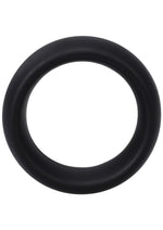Load image into Gallery viewer, Rock Solid The Silicone Collar Cock Ring - Black - Small
