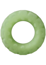 Load image into Gallery viewer, Rock Solid The Tire Silicone Glow In The Dark Cock Ring - Glow In The Dark/Green
