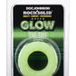 Rock Solid The Tire Silicone Glow In The Dark Cock Ring - Glow In The Dark/Green