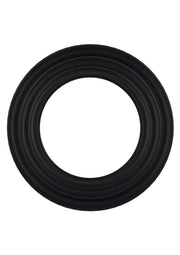Rock Solid Tri-Pack Rubber Gasket Cock Ring - Black