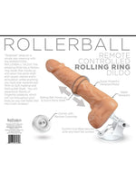 Load image into Gallery viewer, Rollerball Remote Controlled Rolling Ring Dildo Rechargeable Water Resistant
