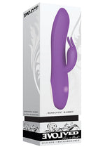 Load image into Gallery viewer, Romantic Rabbit Rechargeable Silicone Vibrator with Dual Motors - Purple
