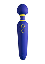 Load image into Gallery viewer, Romp Flip Rechargeable Silicone Wand Massager - Blue